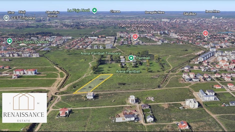 Giroc Teren de Bloc | 6200mp 65 apartamente | PUZ in lucru - Neptun - Poză 1