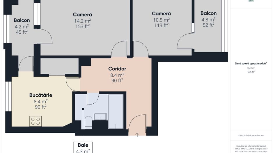 Apartament cu 2 camere etaj 1 - Zona Buziașului Timișoara - Poză 19