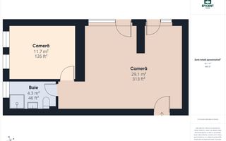 Apartament 2 camere - Bloc nou - Giroc - Timișoara - Poză 13