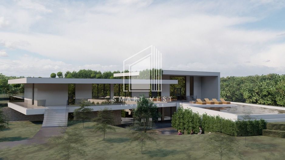 Teren de vanzare cu proiect de casa si piscina - Poză 3