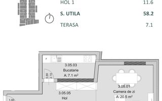 Apartament nou 2 camere Zona Centrala | Comision 0% - Poză 2