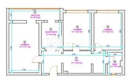 Apartament 3 camere | 70MPU | Mihai Viteazu - Poză 7
