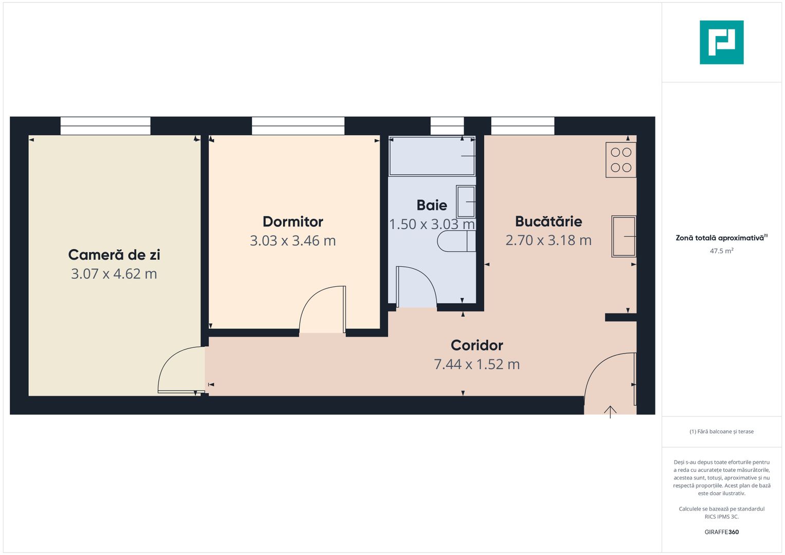 Apartament 2 camere | Șagului | mobilat și utilat - Poză 10