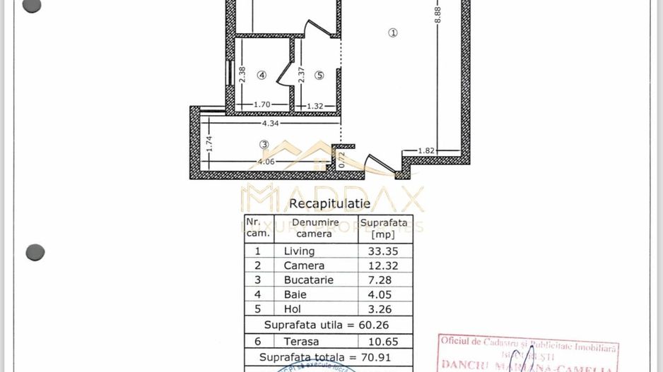 Apartament cu 2 camere***71mp*** + Parking // Floreasca - Park View - Schiță 28