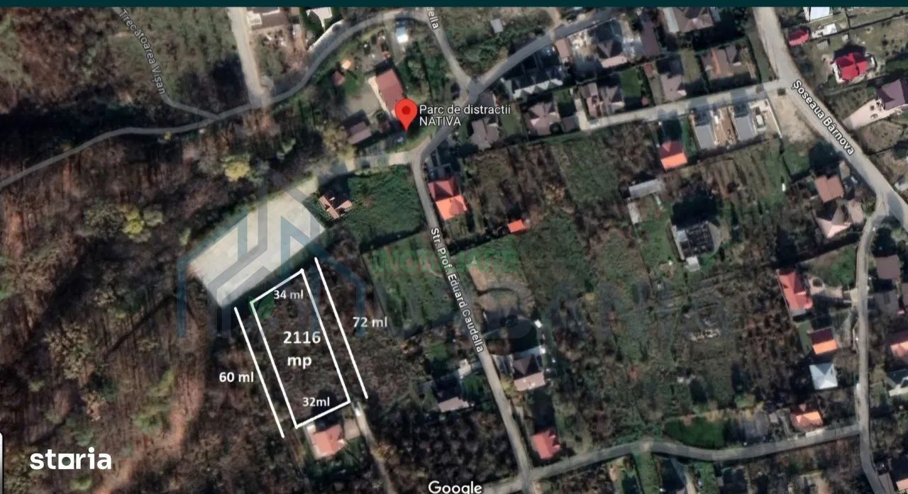 Teren intravilan 1070 mp, zona Bucium – Nativa Park, 47 euro/mp - Poză 2