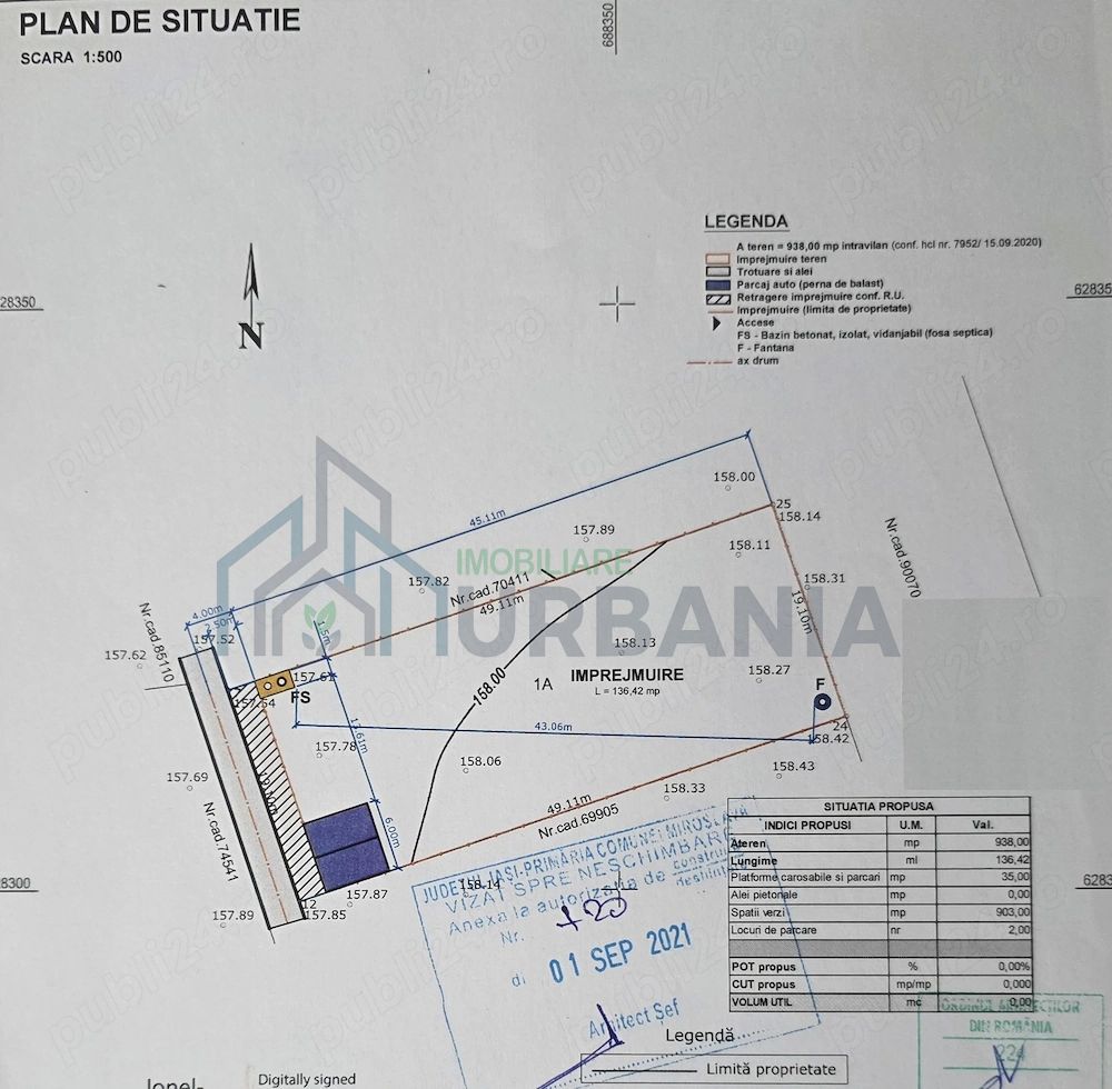 Teren intravilan 938 mp, Vorovești, strada Ion Neculce – ideal pentru construcția unei case - Poză 4