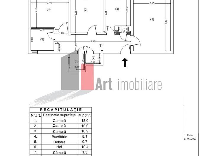APARTAMENT DE 3 CAMERE-PARCUL CIRCULUI, BARBU VACARESCU - Poză 1