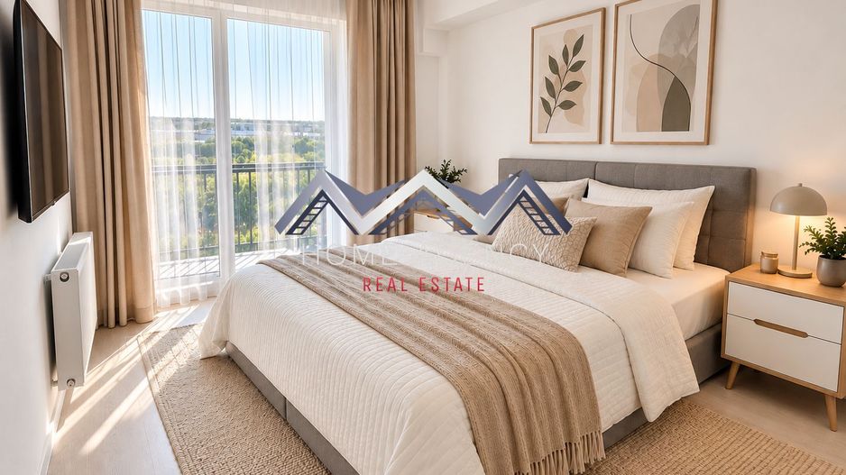 Apartament cu 2 camere în Otopeni, balcon și loc de parcare inclus - Poză 5