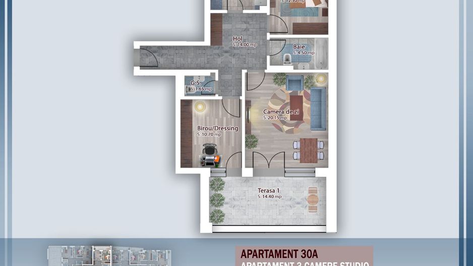 AP. 3CAM DECOMANDAT IN BLOC P+4 / FINISAJE PREMIUM. COMISION 0%! - Poză 2