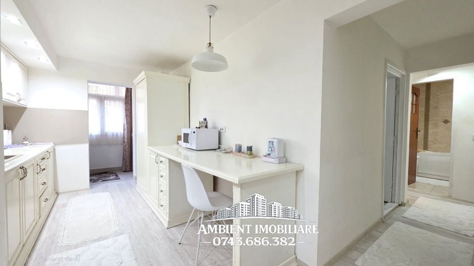 Apartament cu 3 camere, etaj 1, mobilat și utilat, zona FILATURII; - Poză 4