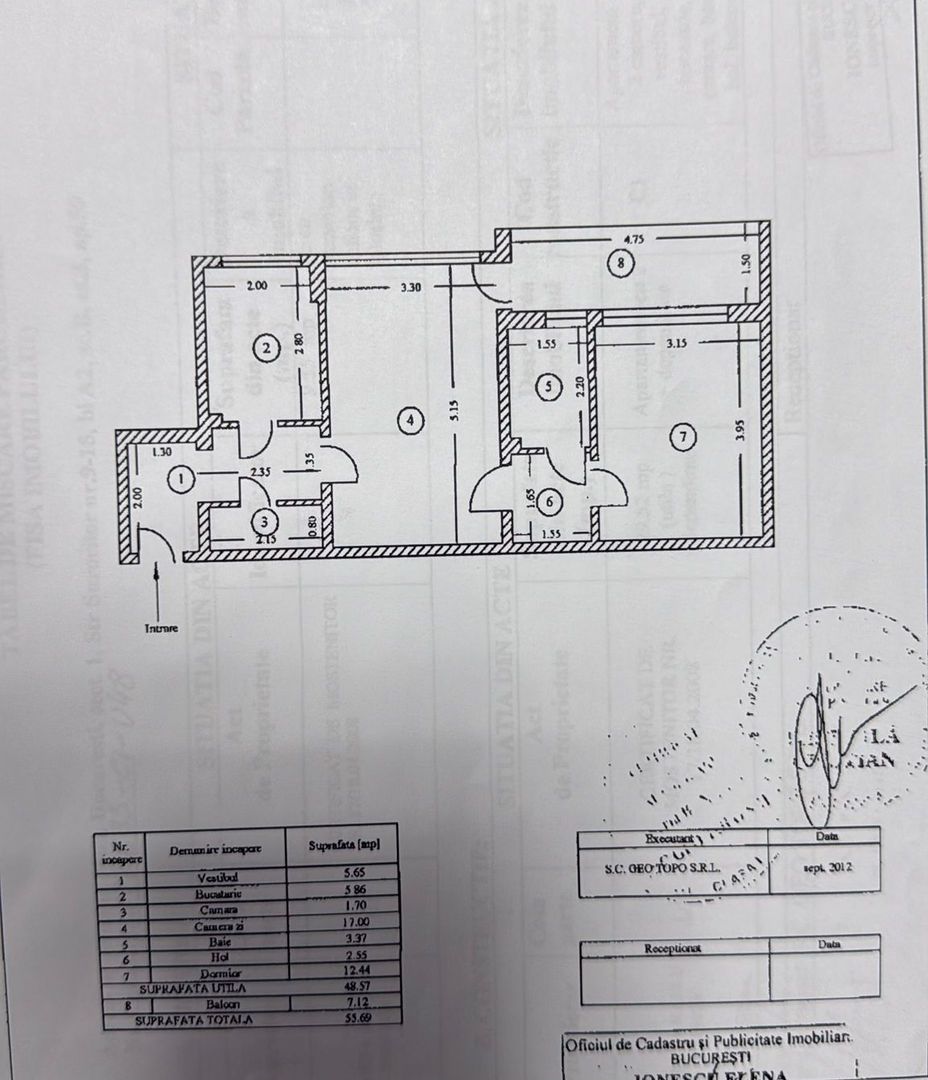 AP. 2 CAMERE BUCURESTII NOI, MODERN, BUCATARIE INCHISA, COMISION 0% - Schiță 12