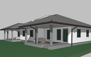 Case pe un singur nivel teren 479 mp cu panouri solare – Cristian/Sibiu - Poză 2