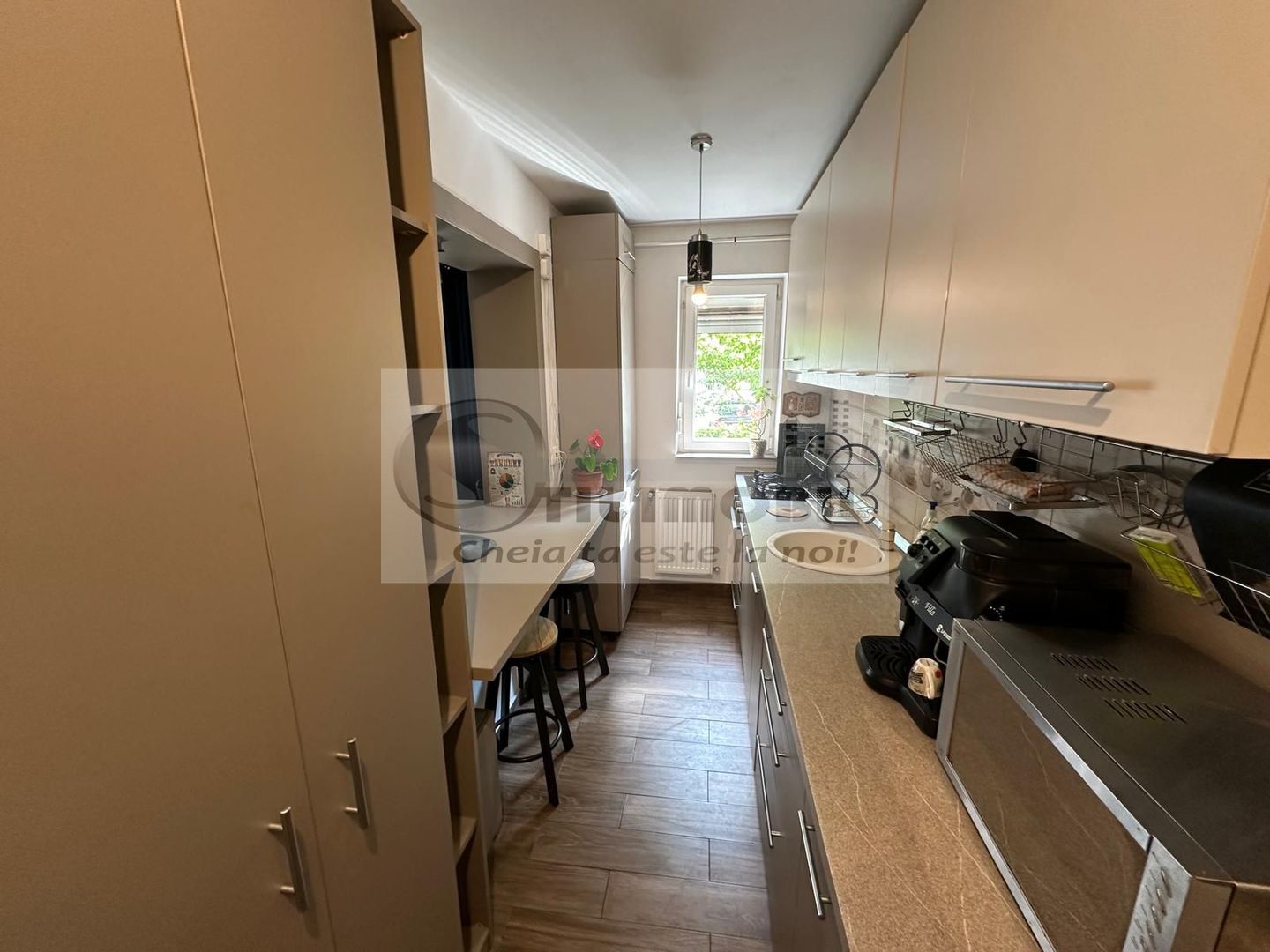 Apartament 3 camere, 52 mp, mobilat, parter, zona Garii, 106000 € - Poză 2