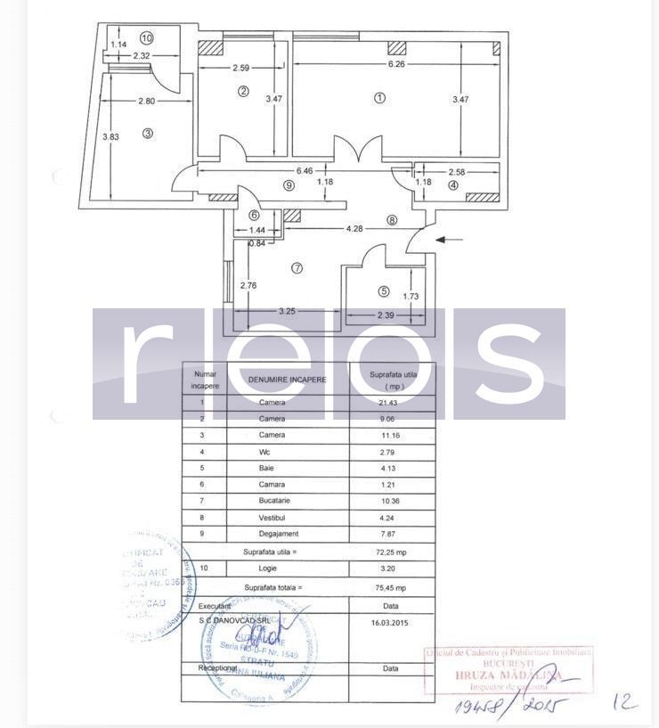 VÂNZARE 3 CAMERE | PIAȚA ROMANA | CENTRALA IMOBIL - Poză 8