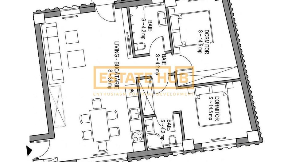 Apartament premium cu 3 camere | Marina Properties | Comision 0% - Poză 2