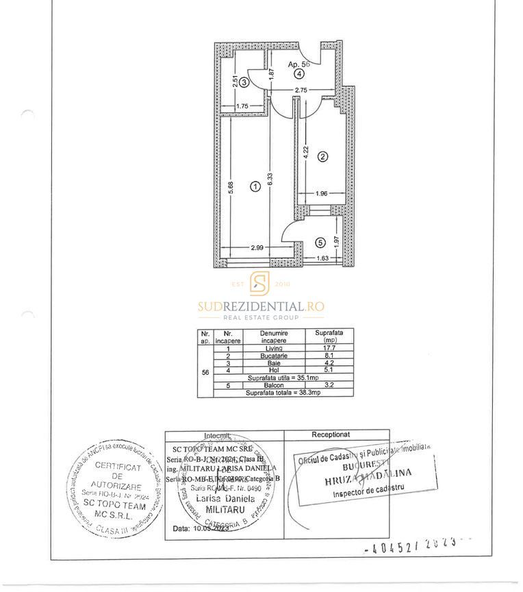 Garsoniera noua, mobilata si utilata, parcare inclusa – Oltenitei - Poză 12