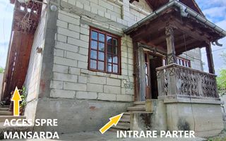 Casa P+M Lunca Bujoreni,locuibila ,imprejmuita cu gard zidit - Poză 15