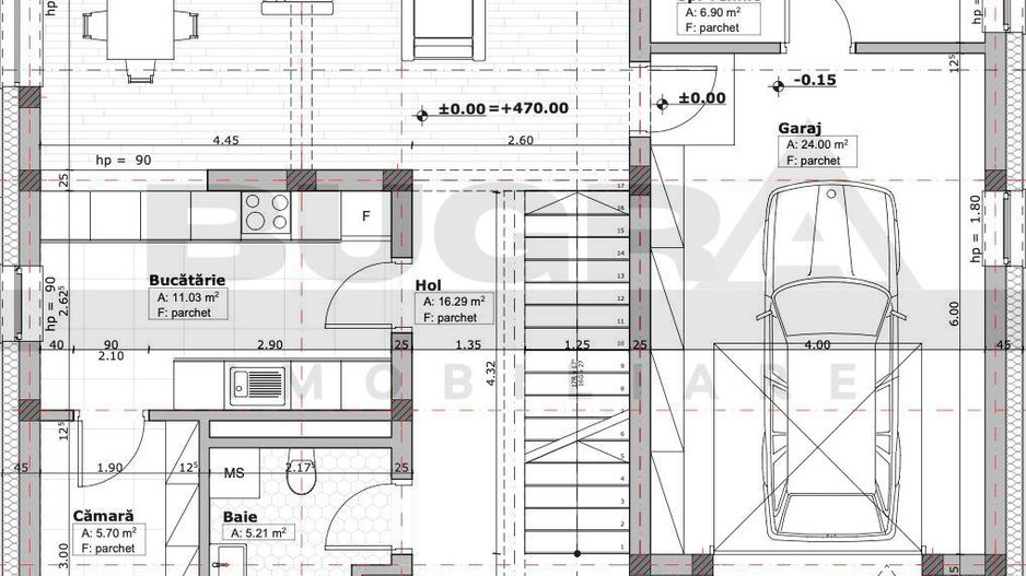 Casa individuala moderna 183 utili, teren 786 mp, garaj, zona Profi - Poză 7