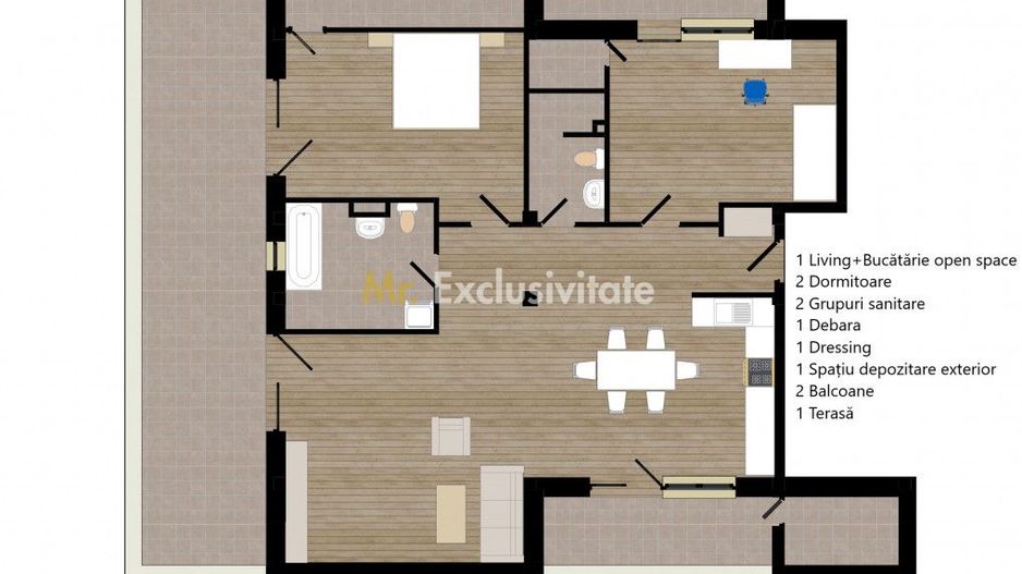 Zorilor Residence, Apartamente Noi 2-3-4 camere - Str. Zorilor - Carei - Poză 17