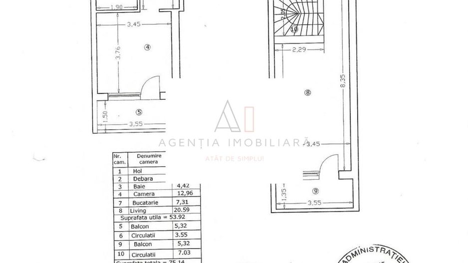 2 Camere Duplex Bloc 2007 | Ferdinand Mosilor - Poză 18