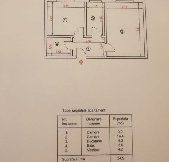 2 camere || DECOMANDAT || DOROBANTI - Schiță 8