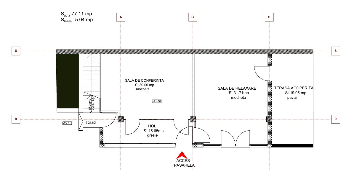 Spațiu de birouri de 167mp de închiriat în zona Gruia - Poză 21