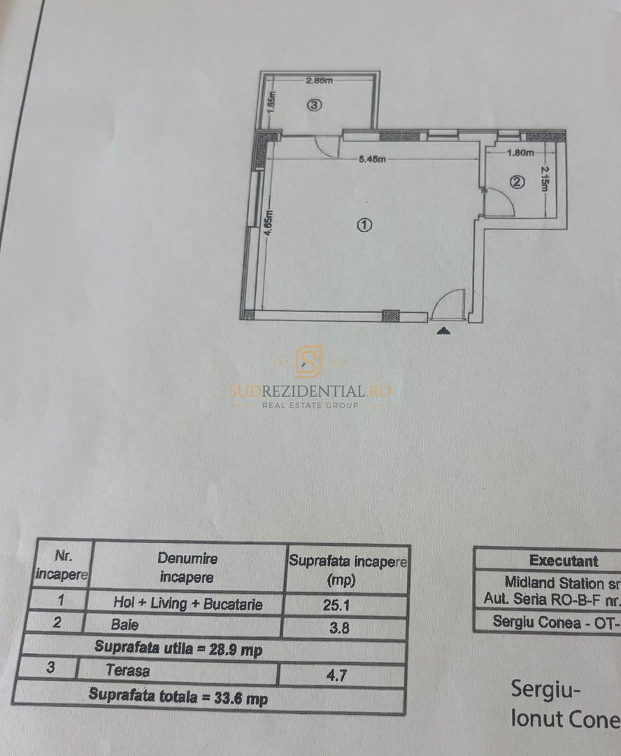 Garsoniera de vanzare in Bragadiru | Oportunitate excelenta - Schiță 5