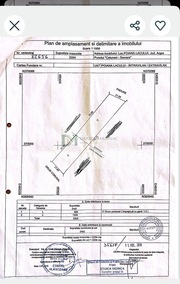 Teren langa padure, liniste, aer curat la 11 km de Pitesti - Poză 4
