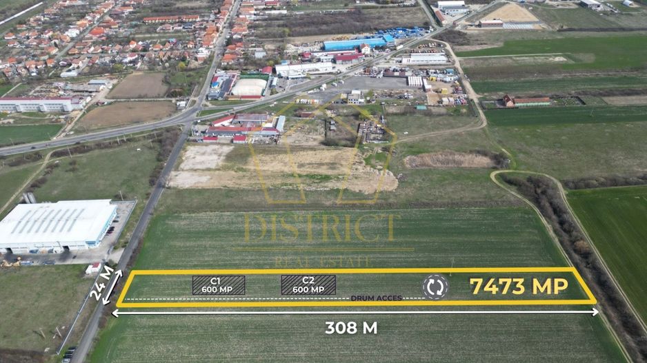 Teren intravilan servicii si depozitare | Freidorf - Poză 1