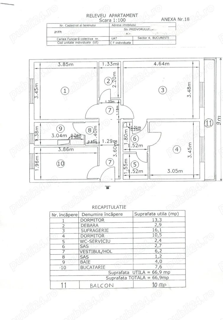 Apartament 3 camere Tineretului Vacaresti - Poză 1