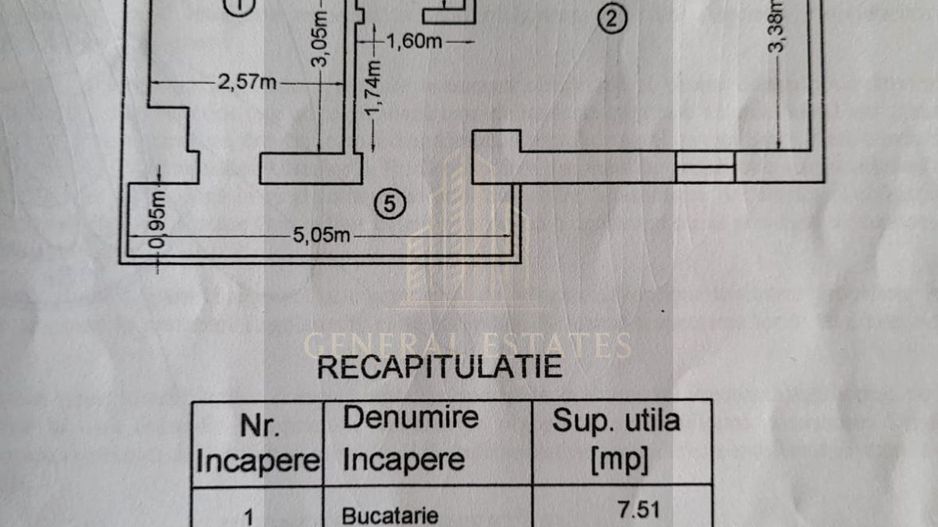 Vânzare apartament - 1 cameră - 40,55 m.p. - Tătărași - Poză 14