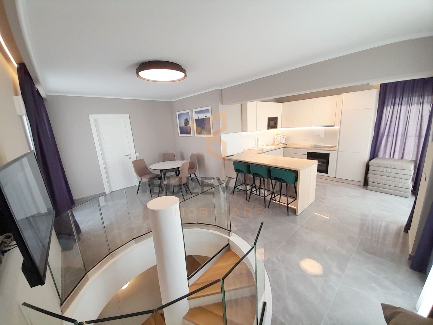 Penthouse de lux 150 mp utili + 200 mp terasa + 2 parcari subterane - Poză 8