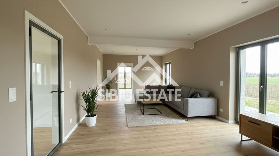 Casa 130 mp, teren 2800 mp, priveliște superbă – Marginimea Sibiului - Poză 11