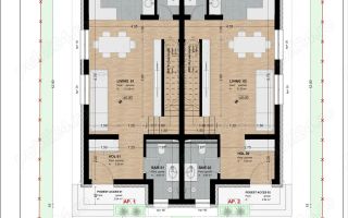 Duplex cu 4 camere, vatra satului, toate utilitatile - Sacalaz - Poză 13