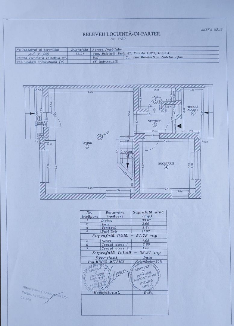 VANZARE DUPLEX 5 CAMERE | BALOTESTI | CURTE PRIVATA - Schiță 14
