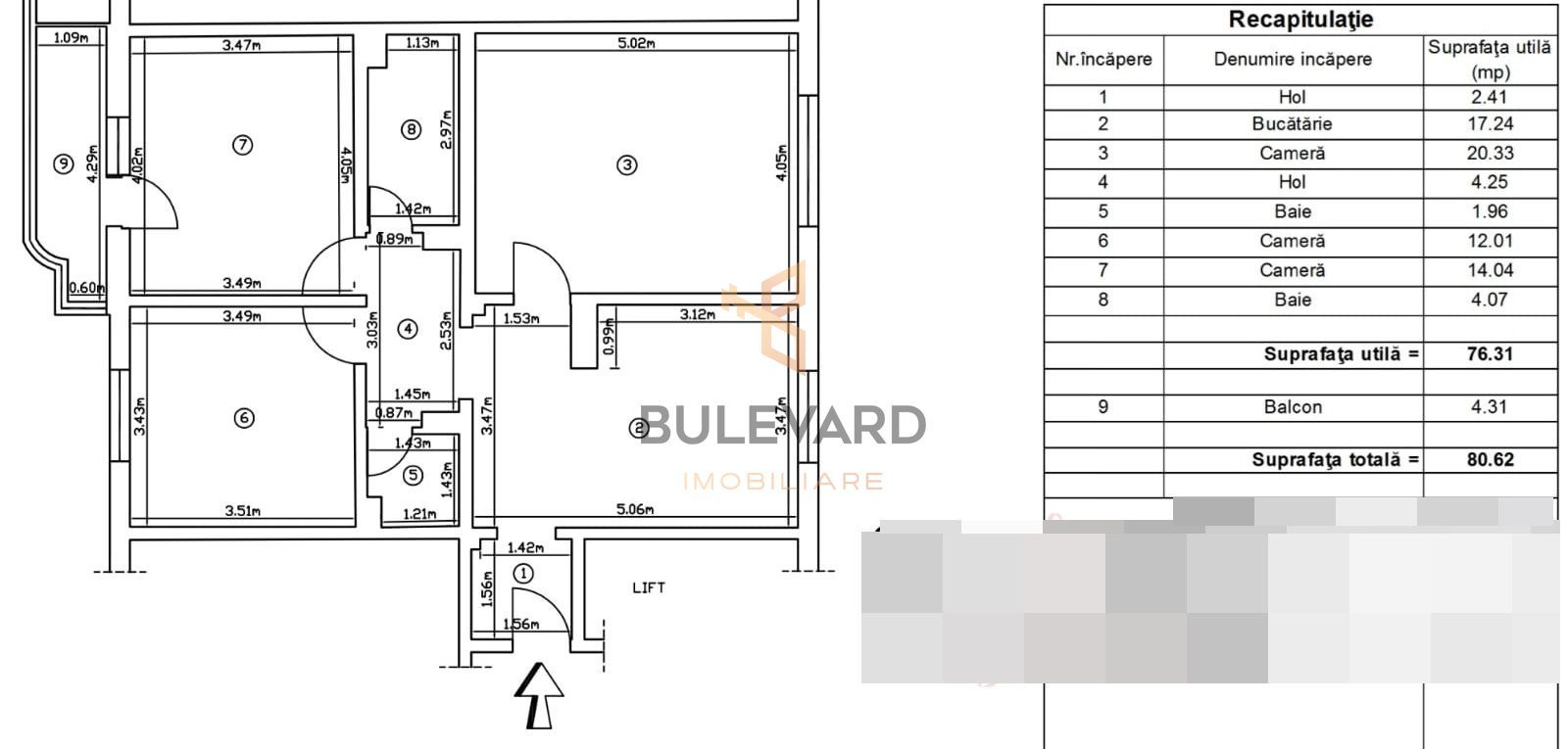 Apartament cu 3 camere decomandate/74mp/etaj intermediar! - Poză 2