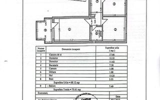 VANZARE APARTAMENT 3 CAMERE 76MP MUNCII MIHAI BRAVU DECOMANDAT DUBLU VEDERE - Poză 15
