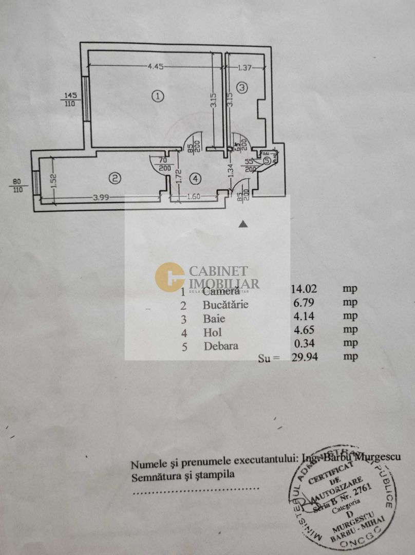 Garsoniera | Parter Inalt | Credit | 1980 | Gorjului - Schiță 8