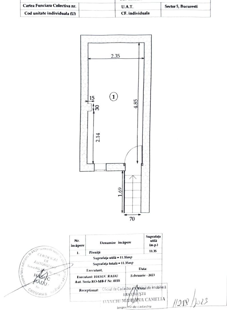 Casă Individuală | 6 Camere | Garaj | Sector 6 Califarului nr.32 - Schiță 22