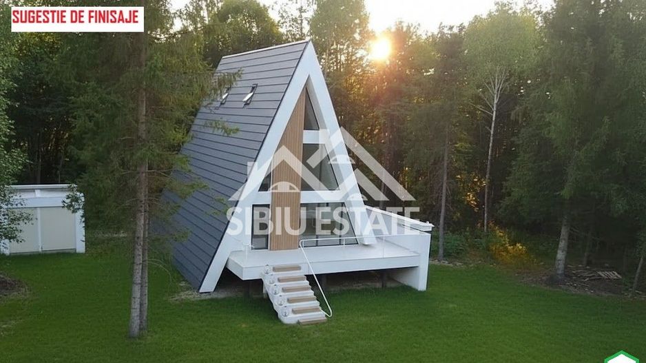 Casa / Cabana A-Frame moderna, 4 camere – Investitie - Poză 20