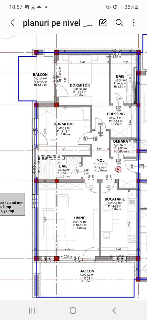 Apartament 3 camere | Curte 60 MP | Parcare | Selimbar - Poză 10