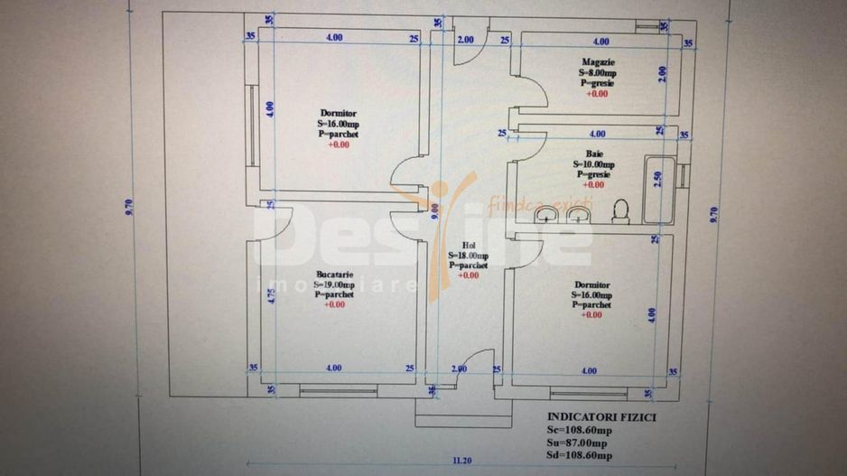 Casa individuala Horlesti 87mp 2 dormitoare + 500mp teren - Poză 5