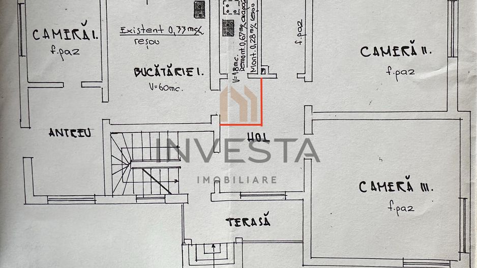 Apartament 4 camere, 160 mp, curte 165 mp, garaj | Andrei Muresanu - Schiță 8