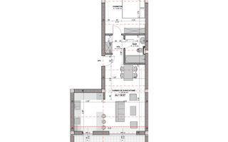 Apartament 2 camere, terasa 12.4 mp- aer conditionat  (NCL-COL-ap.9) - Poză 7