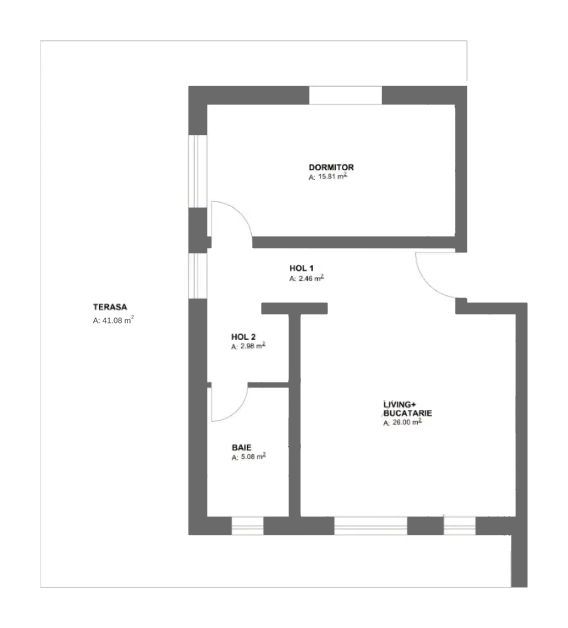 Apartament tip penthouse 2 camere | Terasa 41 mp | Mehala | Comision 0 - Schiță 20