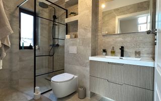 Duplex despartit prin spatiu tehnic  - teren 500mp - Poză 26