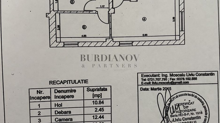 Apartament cu 2 camere - 62mpu - Parter - Loc de parcare - 1 Decembrie - Poză 3