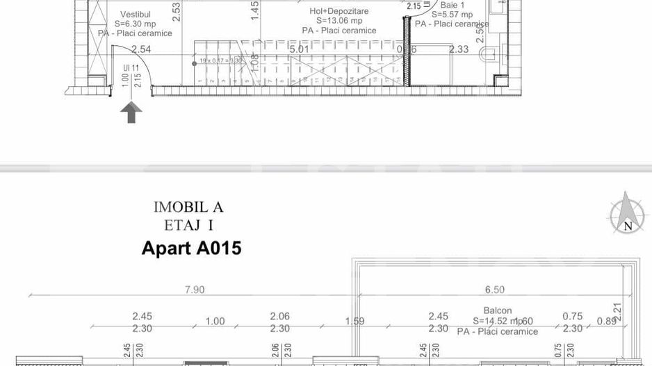 Vânzare, apartament, 4 camere, str. Iancu Nicolae - Schiță 19