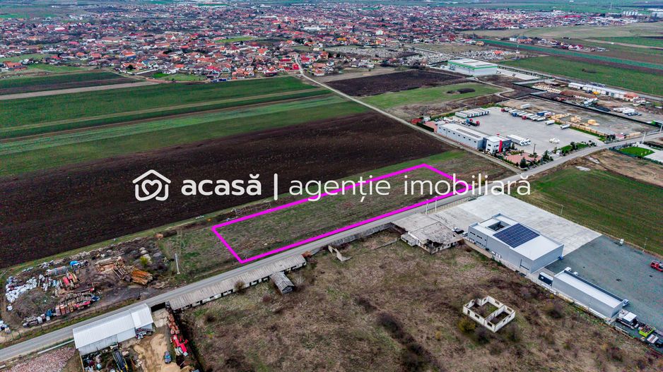 Teren cu acces DN7 și A1, ideal pentru dezvoltări industriale - Poză 7