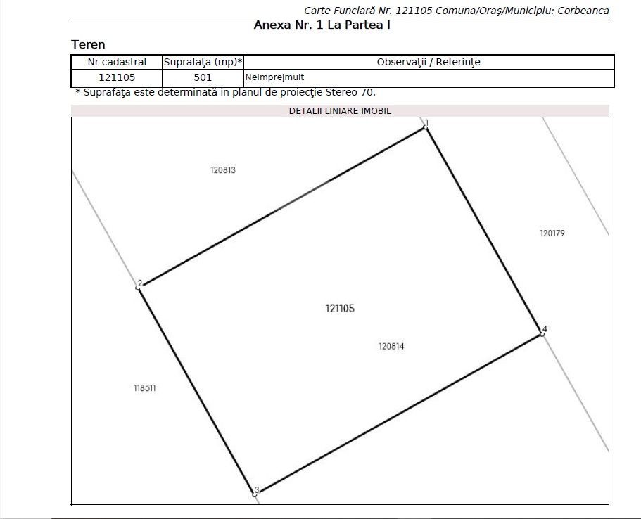 Cobeanca PRIMARIE Ogorului Loturi 500 - 1100 mp URBANISM DE CONSTRUIRE - Poză 11